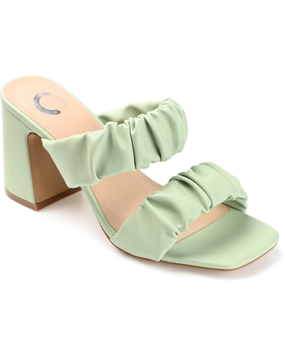 Journee Collection Collection Women's Zoee Pump In Green