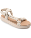 Journee Collection Women's Marri Sandals In Off White