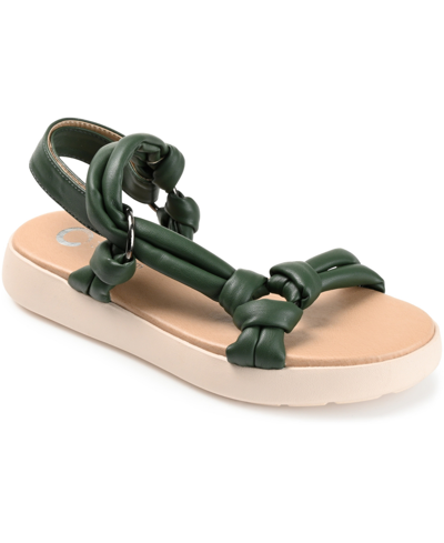 Journee Collection Women's Marri Sandals In Olive