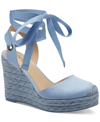 INC INTERNATIONAL CONCEPTS WOMEN'S MAISIE LACE-UP ESPADRILLE WEDGE SANDALS, CREATED FOR MACY'S