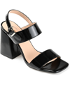 Journee Collection Adras Block Heel Sandal In Black