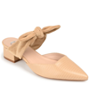 Journee Collection Women's Melora Bow Detail Slip On Mules In Tan