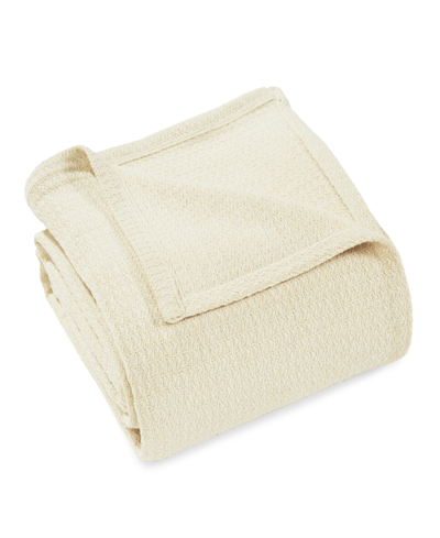 Superior Ultra-soft Textured Weave Blanket, Full/queen In Ivory