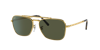 Ray Ban Rb3636 919631 Navigator Sunglasses In Green