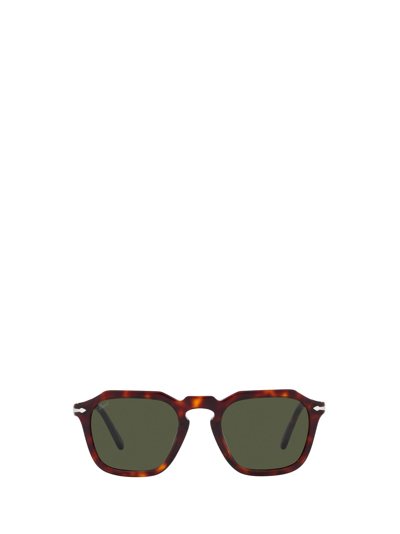 Persol Po3292s Havana Unisex Sunglasses In Green