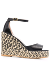 Stuart Weitzman Nudistcurve 100mm Espadrilles In Schwarz
