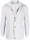 ELEVENTY DOUBLE-LAYER SINGLE-BREASTED BLAZER