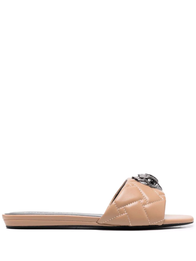 Kurt Geiger Women's Kensington Slide Sandals In Beige