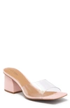 Abound Erica Clear Strap Sandal In Pink Blush- Clear