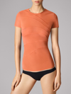 Wolford Ladies Flamingo Tuck Sheer Soft Tulle Shirt In Flamingo