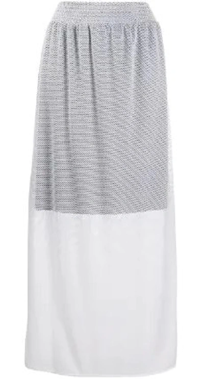 Wolford Ladies Soft Stretchy Lace Hailey Skirt In White/black