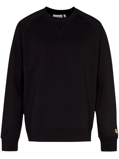 Carhartt Wip Chase Logo Sweatshirt - 黑色 In Black