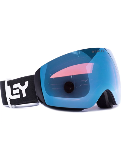 Oakley Factory Pilot Mirrored Ski Goggles In Black
