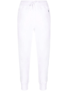 Polo Ralph Lauren Logo-embroidered Tapered Track Pants In White