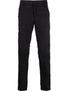 Dondup Straight-leg Virgin Wool Trousers In Black