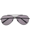 Ray Ban Aviator-frame Sunglasses In Schwarz