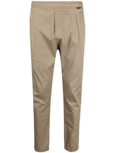 Low Brand Mid-rise Tapered Trousers In Neutrals