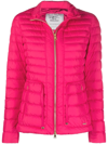Woolrich Fuchsia Nylon Down Jacket In Rosa
