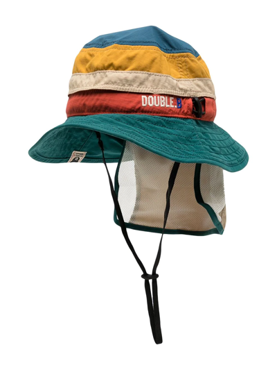 Miki House Kids' Double B Sun Hat In Green