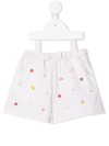 MIKI HOUSE BUNNY EMBROIDERED SHORTS