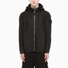 STONE ISLAND SHADOW PROJECT BLACK COTTON AND LINEN FIELD JACKET