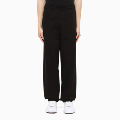 Stussy Black Logo-embroidery Joggers