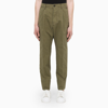 DSQUARED2 MILITARY GREEN PLEATED TROUSERS