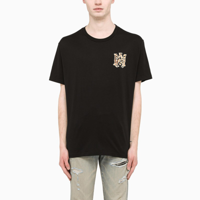 Amiri Tiger Logo-print Cotton-jersey T-shirt In Black