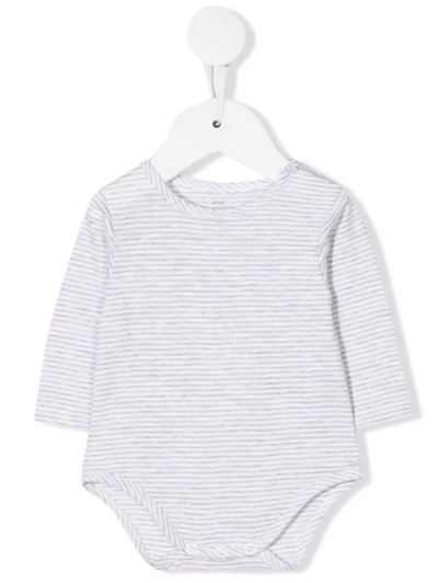 Knot Babies' Parsley Organic Cotton Body In Grey