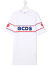 GCDS LOGO-PRINT T-SHIRT DRESS