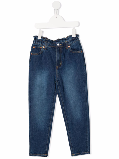Levi's Kids' Mid-rise Straight-leg Jeans In Blue