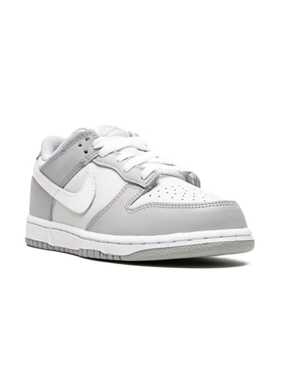 Nike Teen Dunk Low Trainers In White