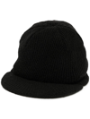 UNDERCOVER LOGO-EMBROIDERED RIB-KNIT CAP