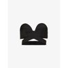 Givenchy Sweetheart-neck Cropped Wool Top In Black
