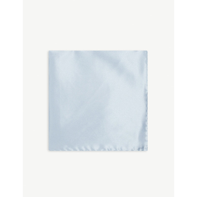 Eton Mens Blue Silk Pocket Square 1 Size