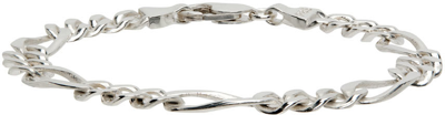 Pearls Before Swine Silver Flat Nerve Bracelet In .925 Silver