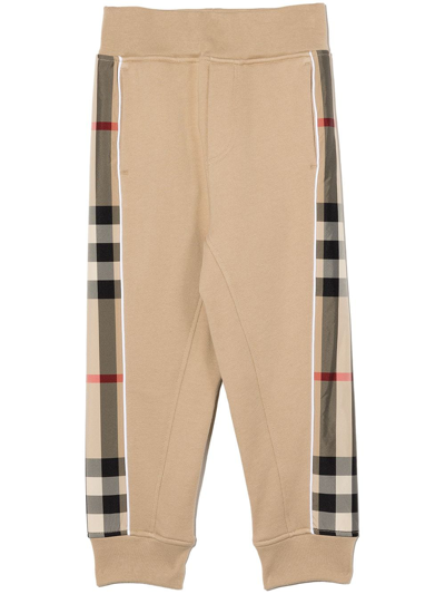 Burberry Kids' Vintage Check Panel Track Trousers