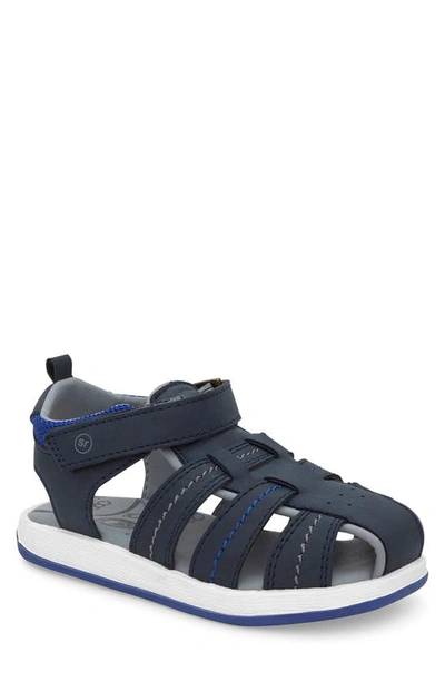 Stride Rite Kids' Paddy Fisherman Sandal In Navy