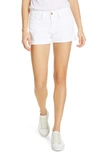 Frame French Cotton-terry Sweatshirt In Blanc