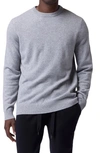 Good Man Brand Cashmere Crewneck Sweater In Grey Heather