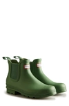 Hunter Original Waterproof Chelsea Rain Boot In Fell Green