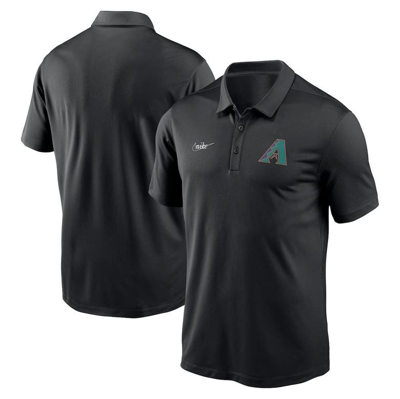Nike Black Arizona Diamondbacks Cooperstown Collection Rewind Franchise Performance Polo