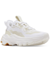 Sorel Women's Kinetic Breakthru Day Lace Sneakers Women's Shoes In White/chalk