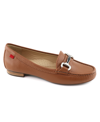 Marc Joseph New York Women's Grand Street Buckle Loafer In Cognac Grainy
