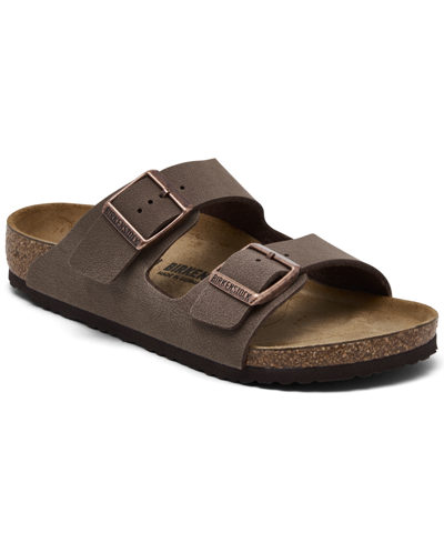 Birkenstock Little Kids Arizona Birkibuc Sandals From Finish Line In Mocha