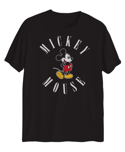 Hybrid Disney Mickey Mouse Big Boys Graphic T-shirt In Black