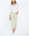 Nydj Chloe Womens Side Slit Skinny Capri Jeans In Feather