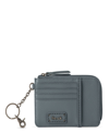 The Sak Women's Iris Leather Card Wallet In Dusty Blue