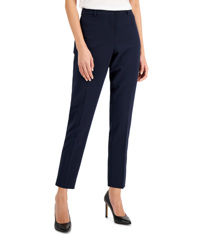 Tahari Asl Shannon Suit Pants In New Navy