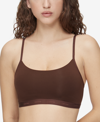 Calvin Klein Women's Form To Body Unlined Bralette Qf6757 In Umber